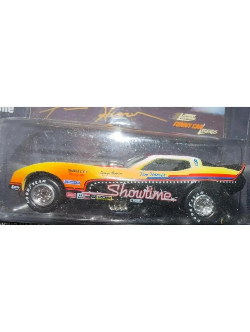 Johnny Lightning Funny Car Legends 1978 Season Showtime Tom Hoover 1999 MOC